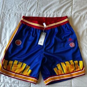 Mens Adidas x Eric Emanuel McDonald’s Reverse Retro Shorts